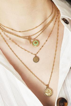 Collier Nature Calls Argenté Plaqué Couleur Or Xl h5 Image2