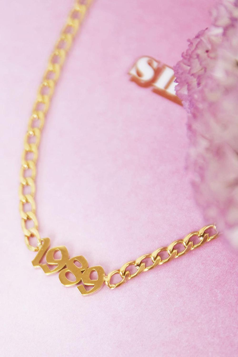 Collier It's Your Day - 1993 Couleur Or Acier Inoxydable Image2