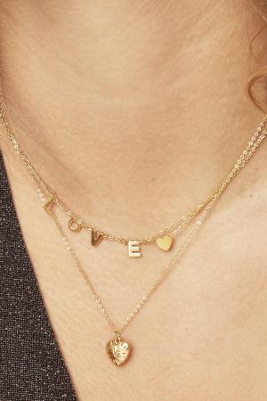 Collier Love Argenté Acier Inoxydable h5 Image3