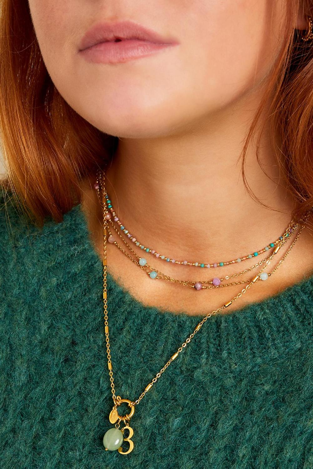 Collier En Acier Inoxydable Argenté h5Image3