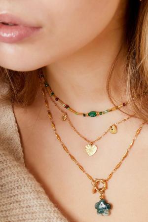 Collier En Acier Inoxydable Couleur Or h5 Image3