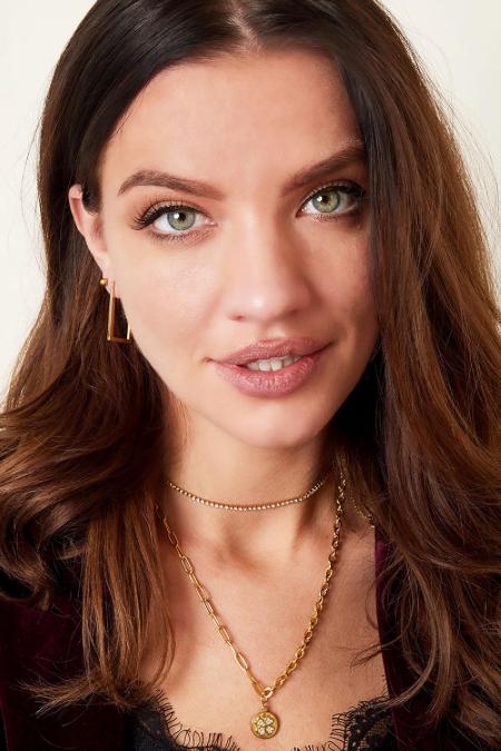 Collier éblouissant Blanc Acier inoxydable 2