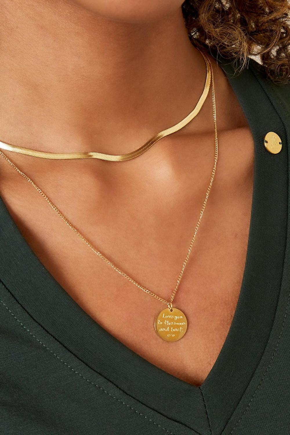 Collier En Acier Inoxydable Argenté Image3