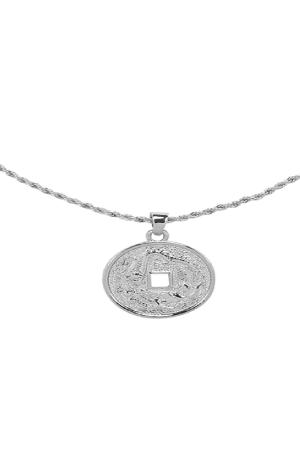 Necklace Mythological Coin Argenté Plaqué Couleur Or h5 Image2