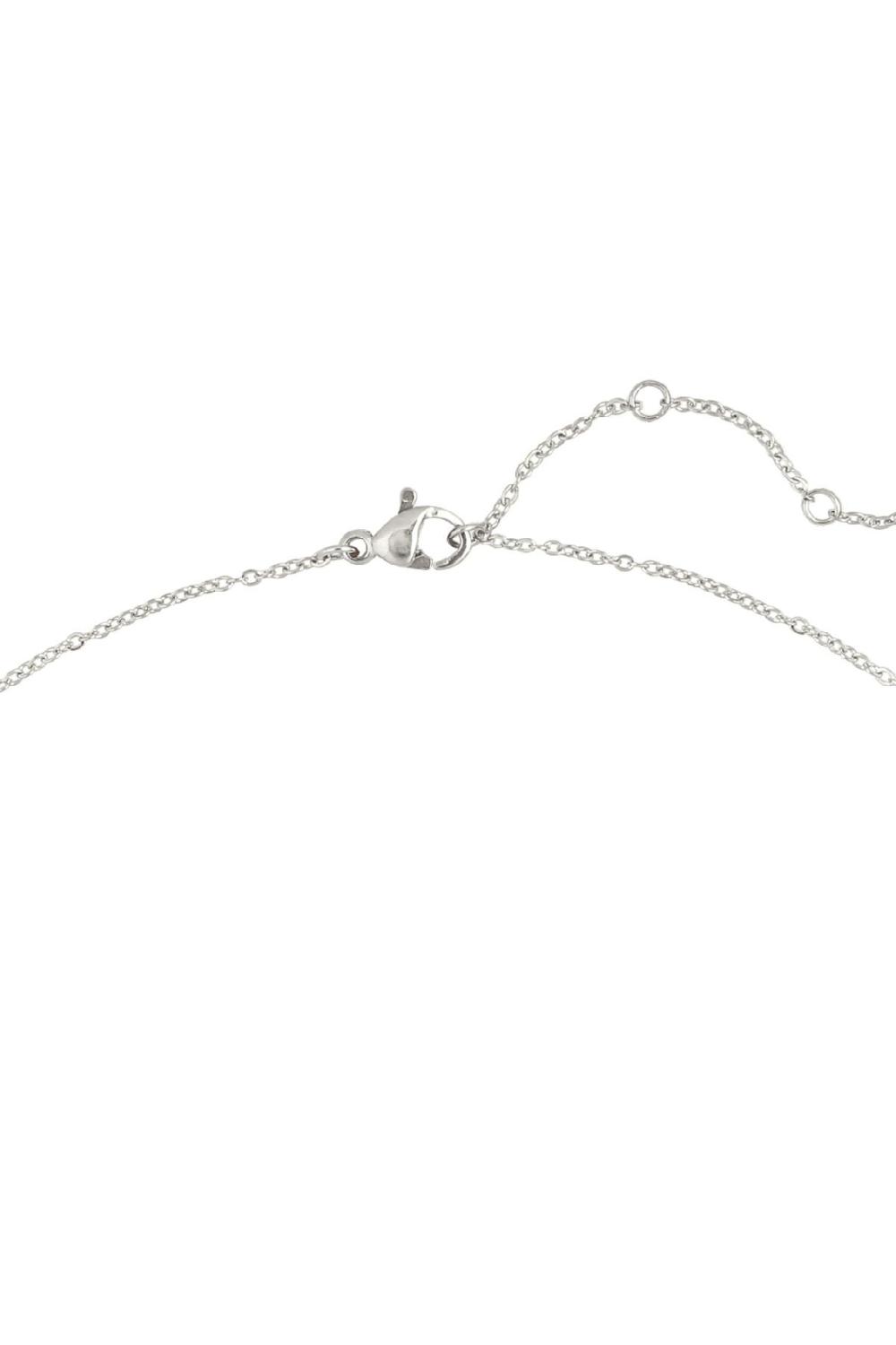Necklace Confetti Rain Argenté Acier Inoxydable Image2