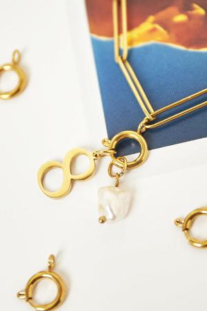Diy Jewelry Clasp 10Mm Couleur Or Acier Inoxydable h5 Image2