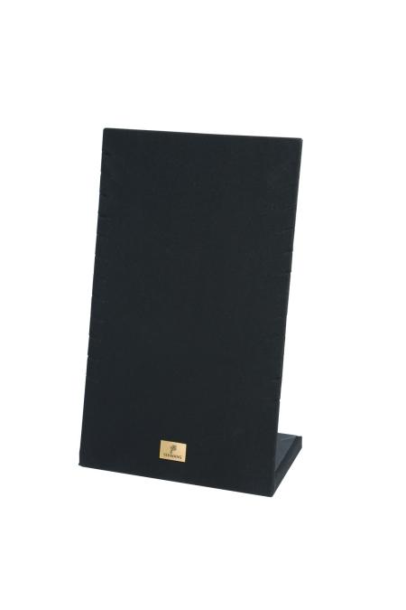 Display 12 Necklaces Noir Polyester