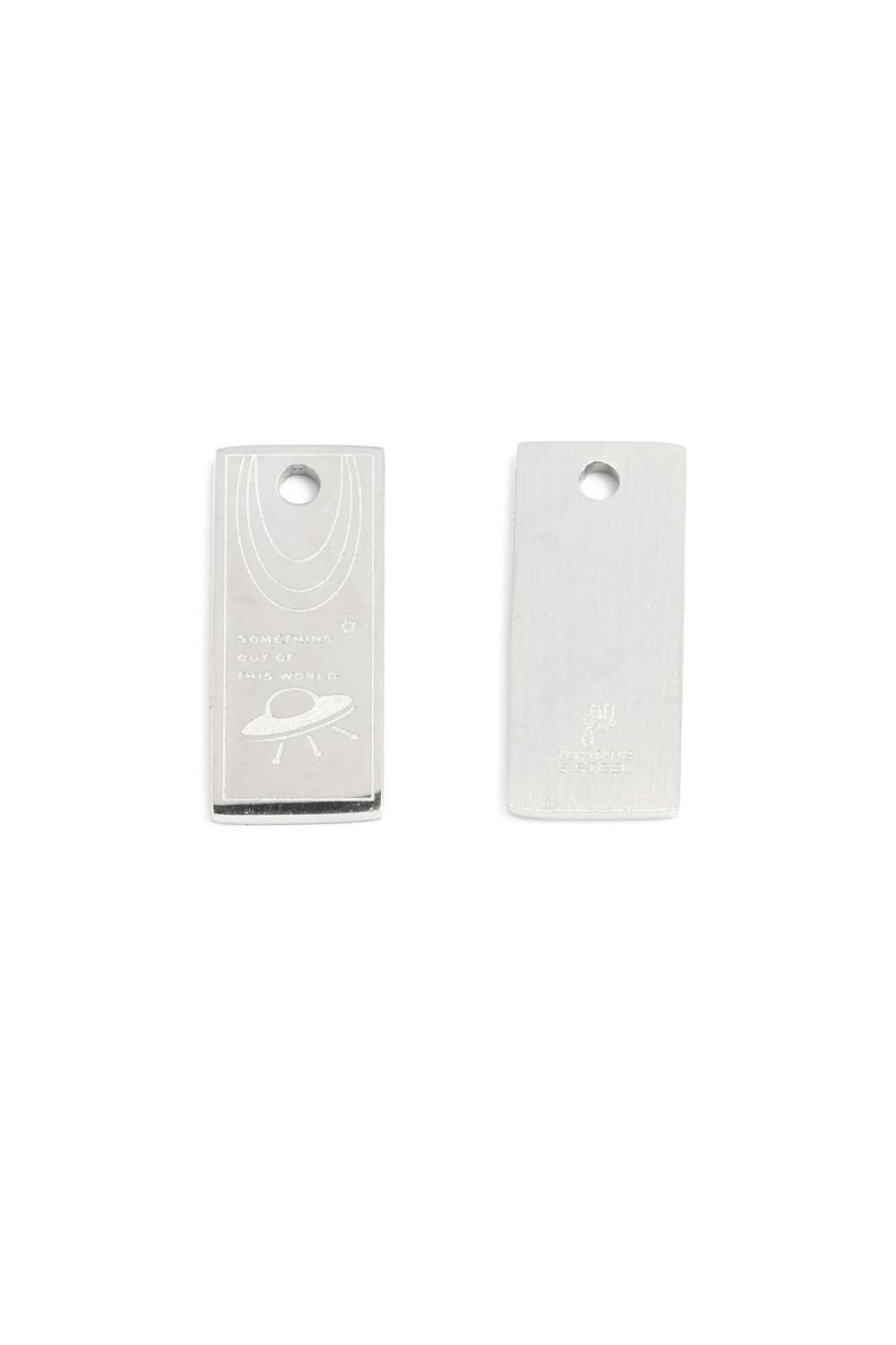 Charm Sky Argenté Acier Inoxydable
