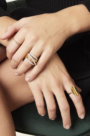 Bague Starring Night Couleur Or Acier Inoxydable One Size h5 Image2