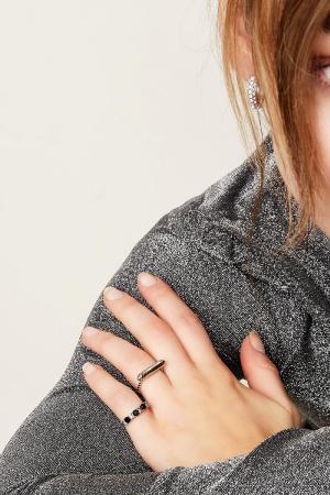 Bague En Acier Inoxydable Xoxo Argenté 16 h5 Image3