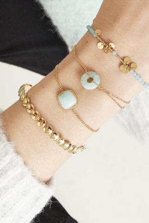 Bracelet Hooped Rouge Acier Inoxydable h5 Image4