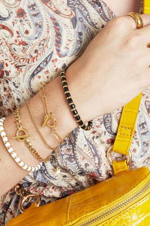 Bracelet Tiny Plain Chains Argenté Acier Inoxydable h5 Image2