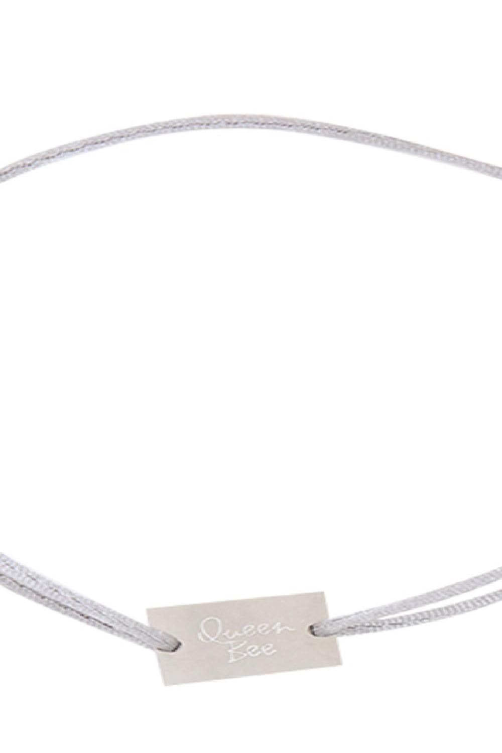 Bracelet Queen Bee Gris Et Argent Acier Inoxydable h5Image2