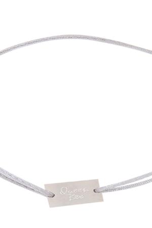 Bracelet Queen Bee Gris Et Argent Acier Inoxydable h5 Image2