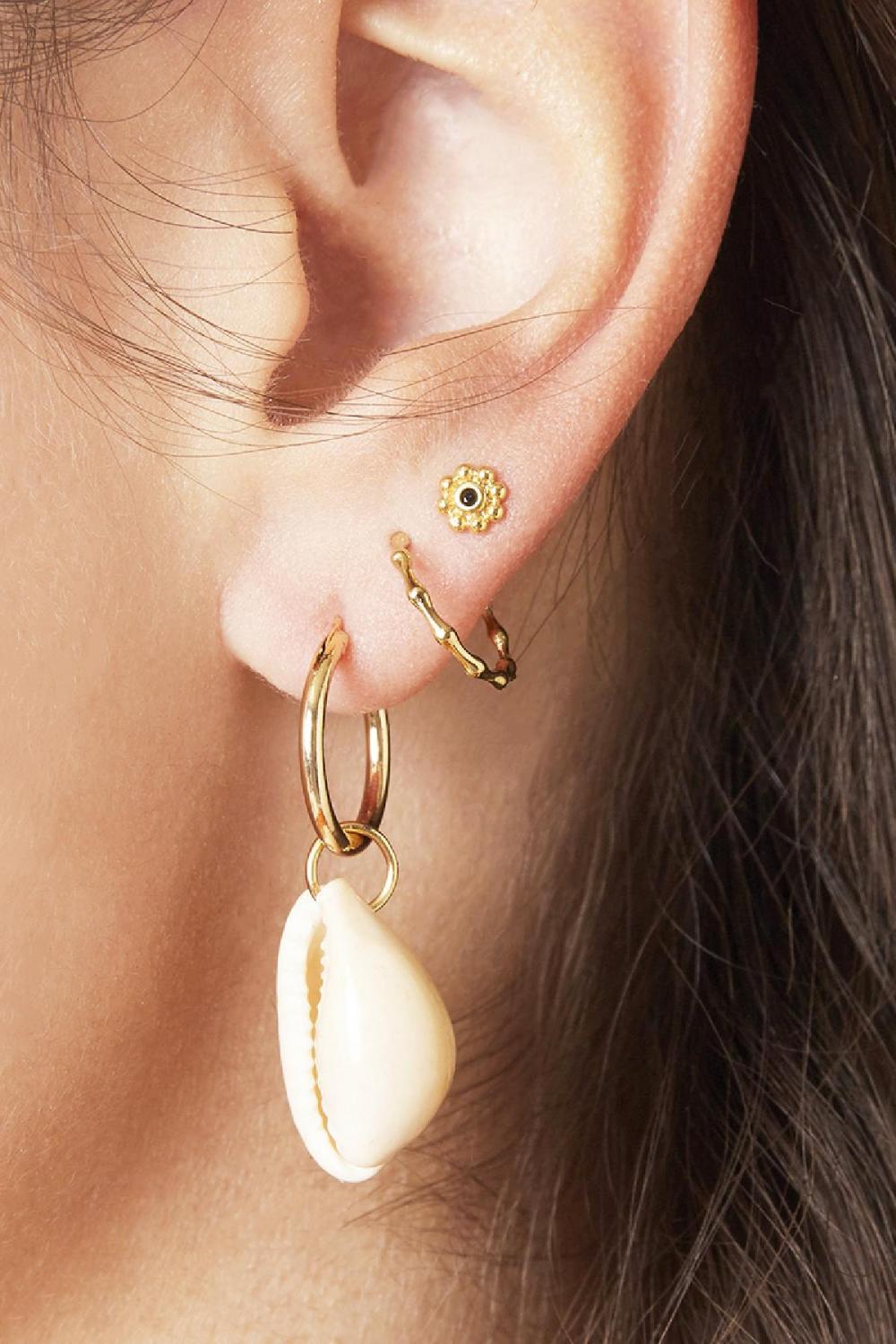 Earrings Ocean Breeze Argenté Coquilles Image3