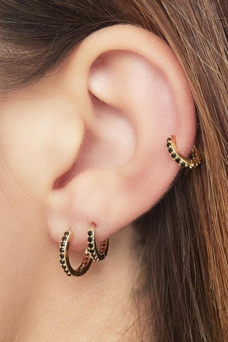 Boucles d'oreilles rondes en cuivre 2