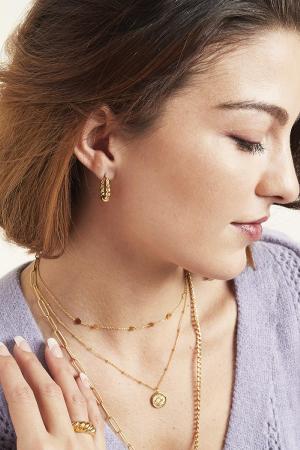 Boucles D'oreilles Dangling Twist Acier Inoxydable h5 Image3