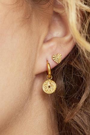 Boucles D'oreilles Heart Rays Acier Inoxydable h5 Image2