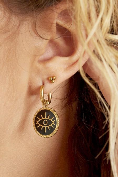 Boucles d'oreilles Triple Bullet Argenté Acier inoxydable 2