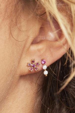 Boucles D'oreilles Ruby Rose Cuivré h5 Image2