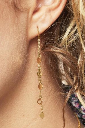 Boucles D'oreilles From The Heart Argenté Acier Inoxydable h5 Image2