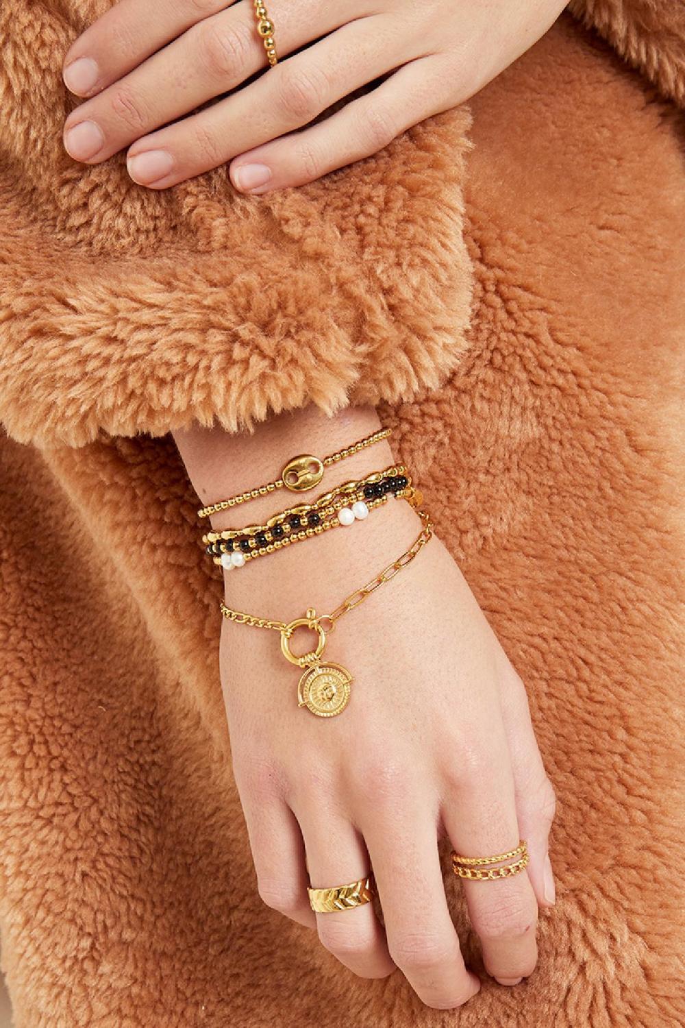 Bracelet Selena Argenté Acier Inoxydable Image2