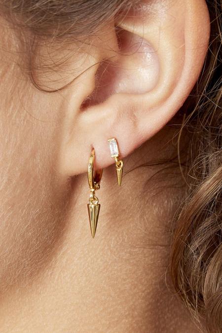 Boucles D'oreilles Little Cone Argenté Cuivré 2