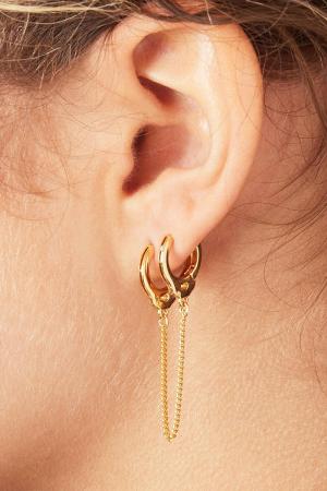 Boucles D'oreille Cuffed Cuivré h5 Image2
