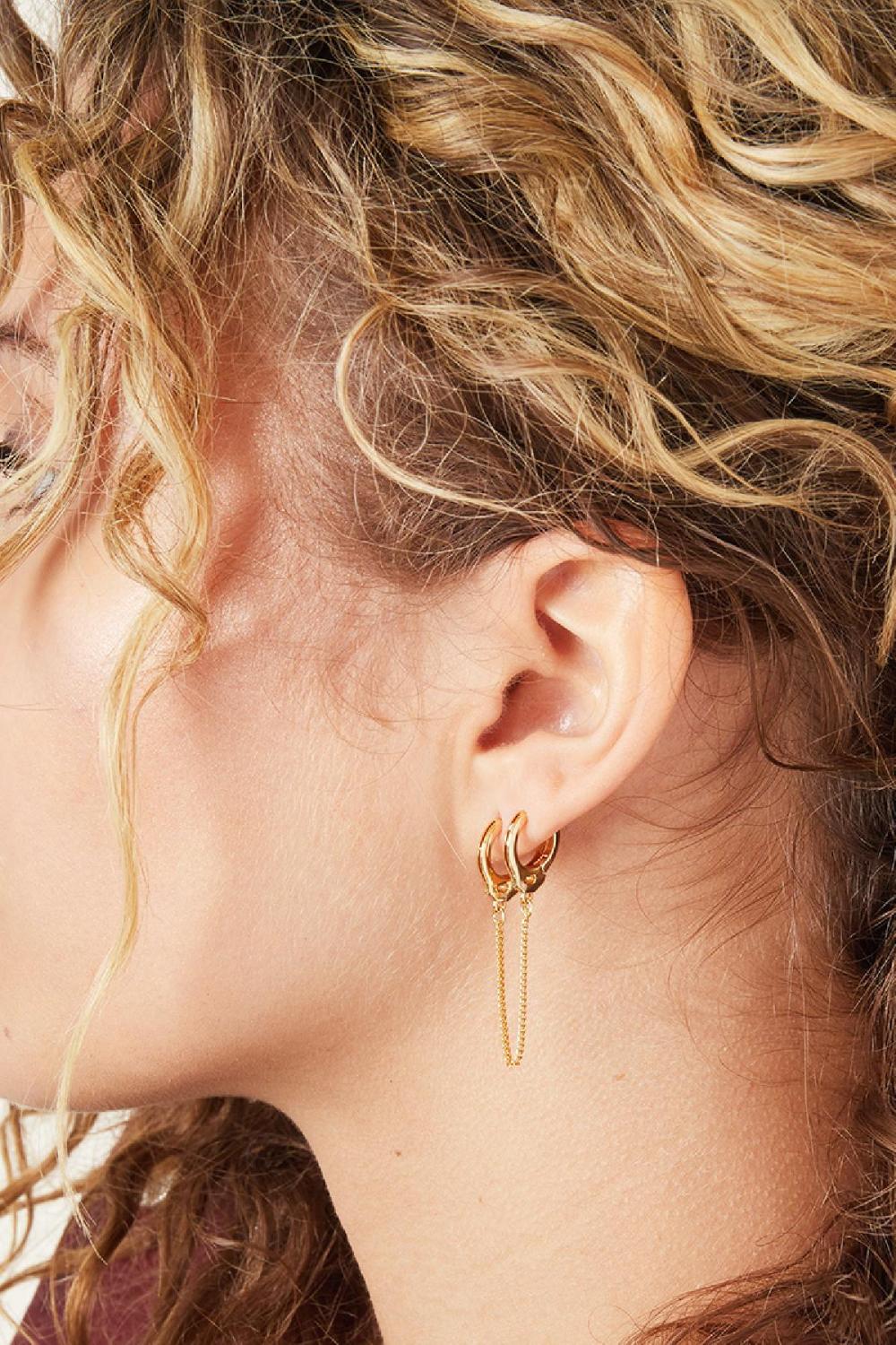 Boucles D'oreille Cuffed Cuivré Image3