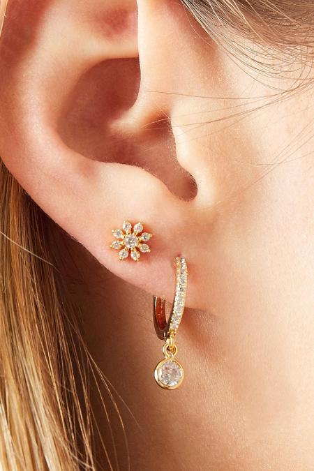 Piercing Flowerish Couleur or Cuivré 2