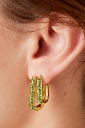 Boucles D'oreilles Shimmer Spark Large Acier Inoxydable h5 Image3