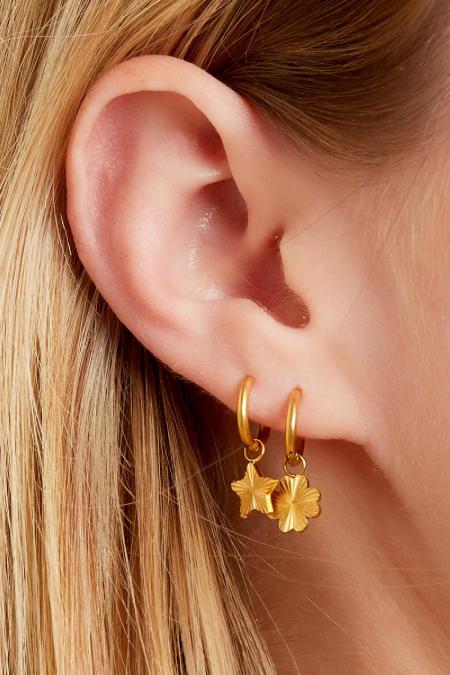 Boucles d'oreilles étoile en acier inoxydable 2
