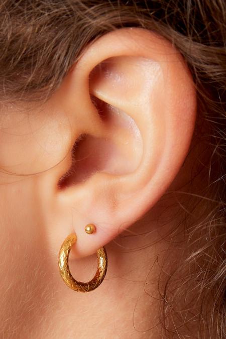 Boucles d'oreilles créoles en acier inoxydable 2