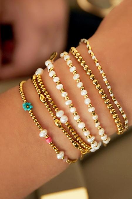 Bracelet de perles en acier inoxydable 2