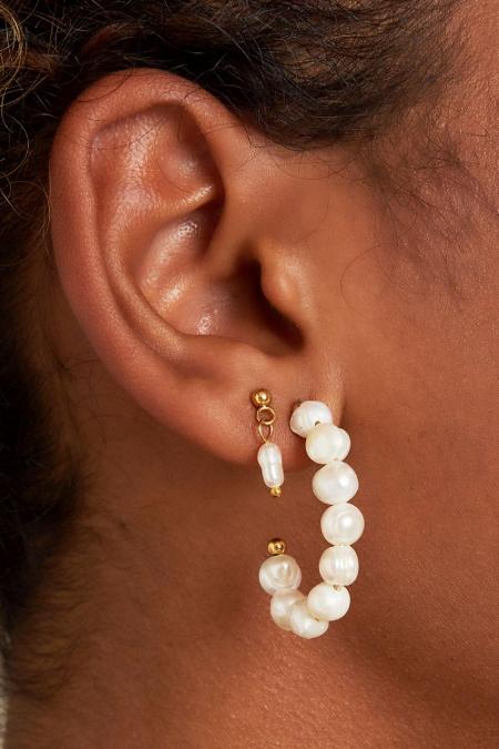 Boucles D'Oreilles Pendantes En Acier Inoxydable, Forme Irrégulière, Collection Décontractée Et Simple Pour Femmes 2