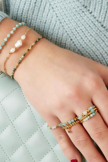 Le bracelet brille de mille feux Couleur or Acier inoxydable 2