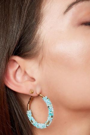 Boucles D'oreilles Tige Etoile Du Nord Acier Inoxydable h5 Image3