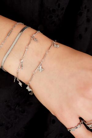 Bracelet Papillon Couleur Or Acier Inoxydable h5 Image2