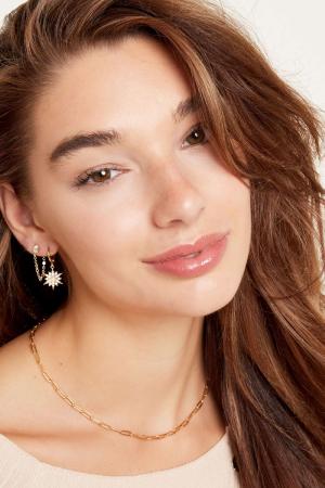 Boucles D'oreilles Étoile - Collection Sparkle Argenté Cuivré h5 Image2