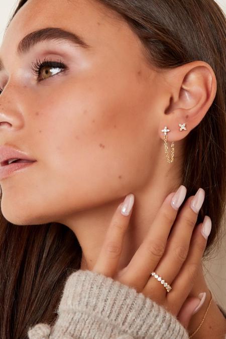 Clous d'oreilles étoile - Collection Sparkle Cuivré 2