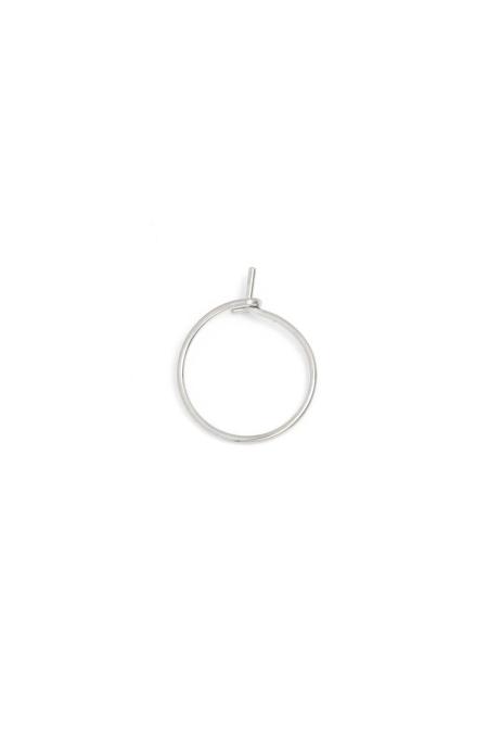 Ensemble de créoles Hoop modèle 1 Argenté Acier inoxydable
