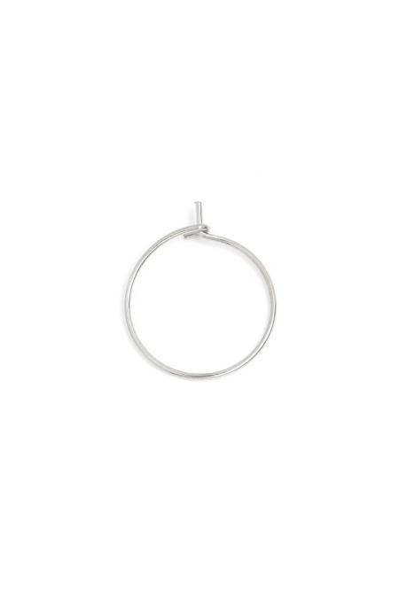 Ensemble créoles Hoop modèle 2 Argenté Acier inoxydable