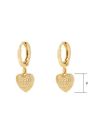 Earrings Endless Love Couleur Or Cuivré h5 Image2