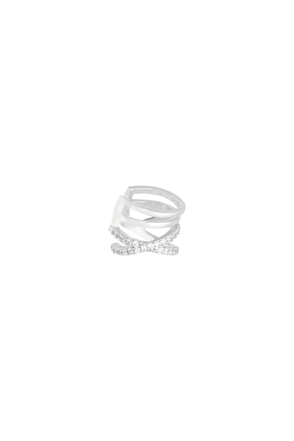 Earcuff Grace Argenté Cuivré
