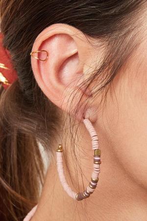 Earcuff Sinta Argenté Acier Inoxydable h5 Image2