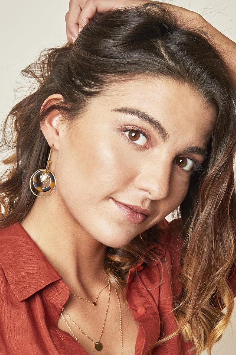Boucles D'oreilles Rings Acier Inoxydable h5Image2