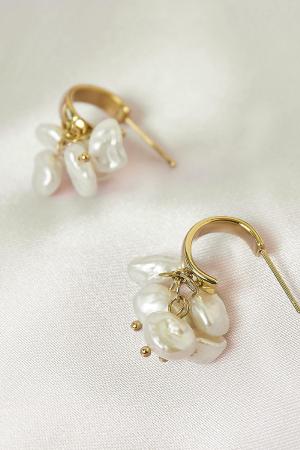 Boucles D'oreilles Arielle Argenté Acier Inoxydable h5 Image2