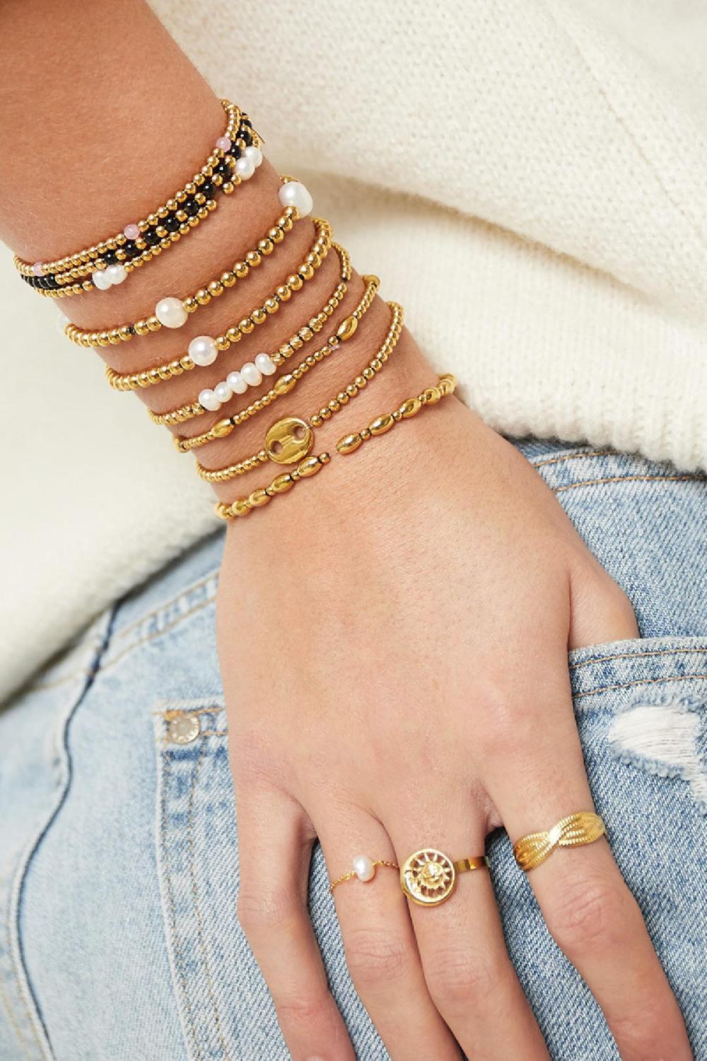 Bracelet Shirley Couleur Or Acier Inoxydable Image2