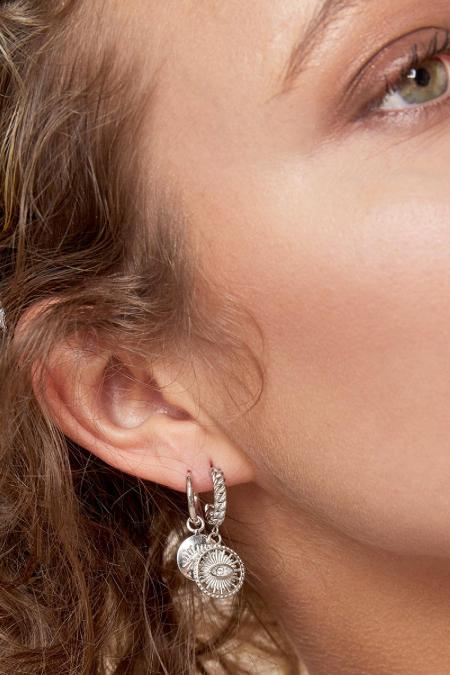 Boucles d'oreilles Overload Argenté Acier inoxydable 2