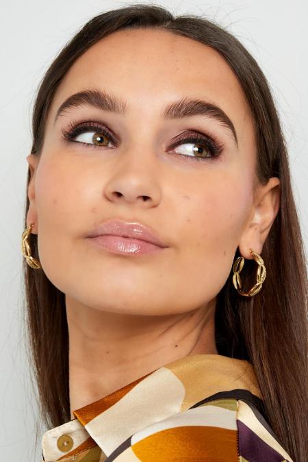 Boucles d'oreilles aspect coquillage Acier inoxydable 2